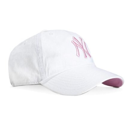 47 Brand Cleanup New York Yankees Adjustable Hat - White. Pink