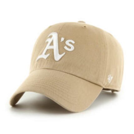47 Brand Oakland Athletics Cleanup Adjustable Hat - Khaki. White
