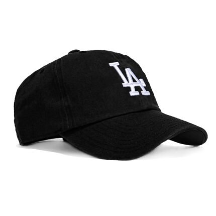 47 Brand Los Angeles Dodgers Adjustable Cleanup Hat - Black. White